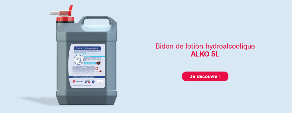 Découvrez le bison de gel hydroalcoolique 'Alko' 5L